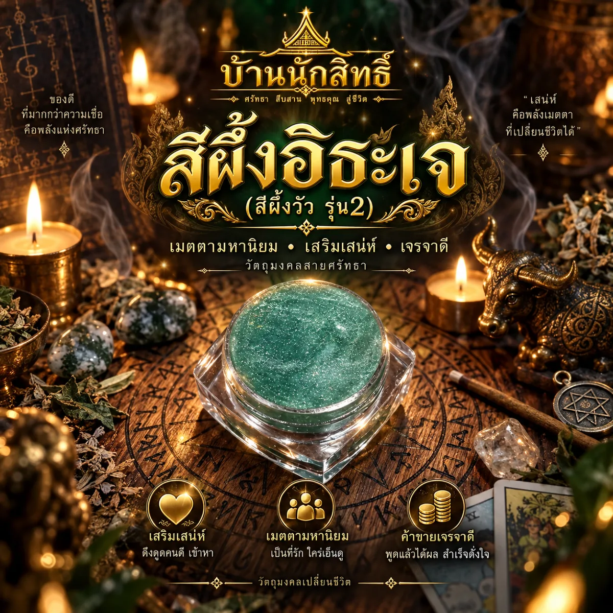 สีผึ้งอิธะเจ (สีผึ่งวัว รุ่น2)